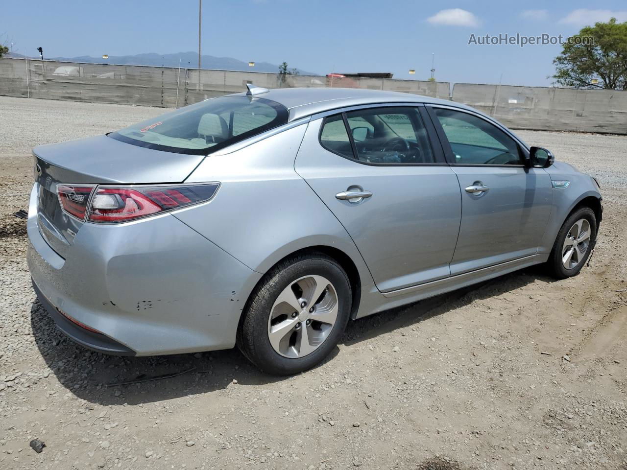 2015 Kia Optima Hybrid Серебряный vin: KNAGM4AD7F5079798