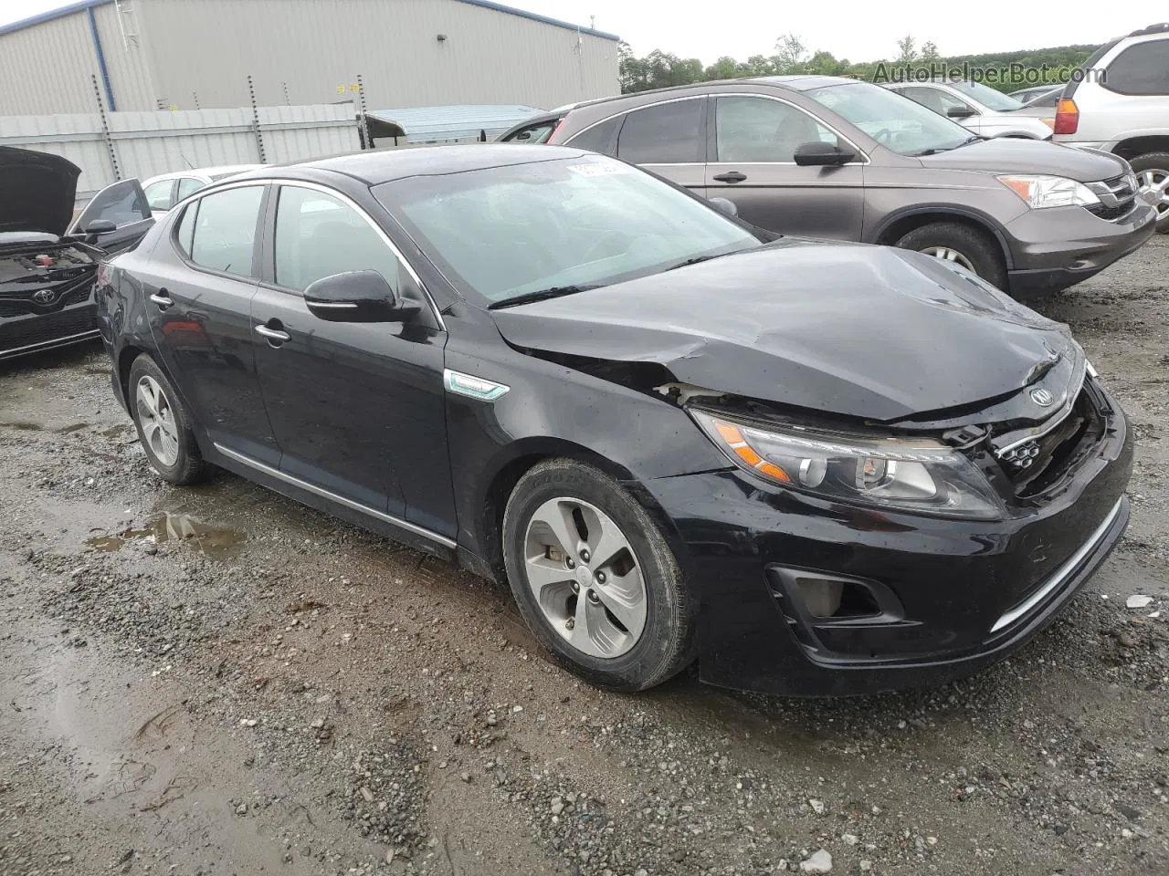 2015 Kia Optima Hybrid Black vin: KNAGM4AD7F5089702