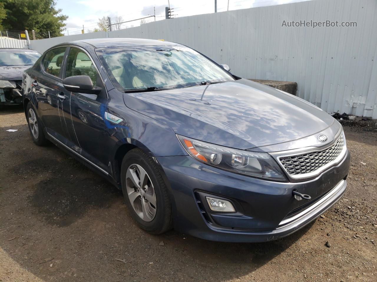 2015 Kia Optima Hybrid Blue vin: KNAGM4AD8F5079194