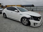 2014 Kia Optima Hybrid White vin: KNAGM4ADXE5068065