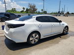 2014 Kia Optima Hybrid White vin: KNAGN4AD0E5065009