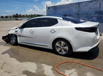 2014 Kia Optima Hybrid White vin: KNAGN4AD0E5065009