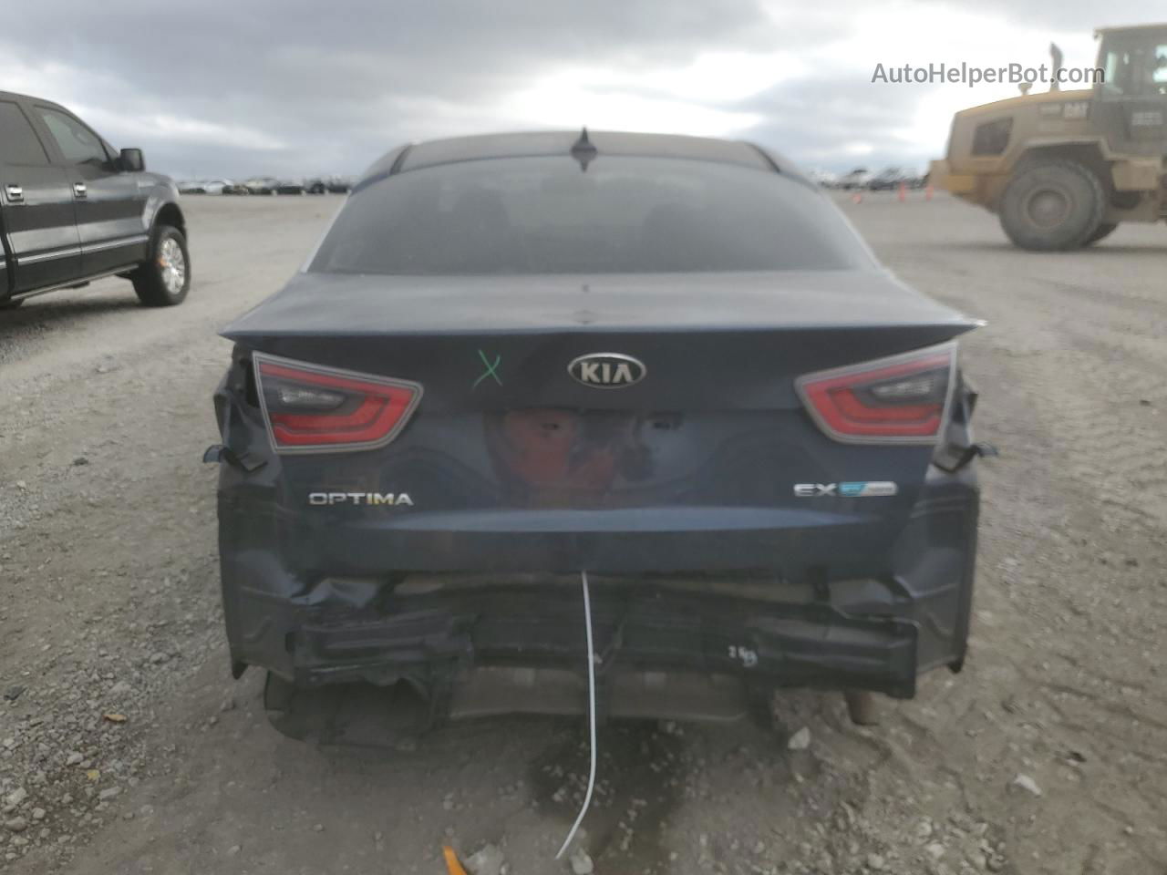 2014 Kia Optima Hybrid Угольный vin: KNAGN4AD0E5066760