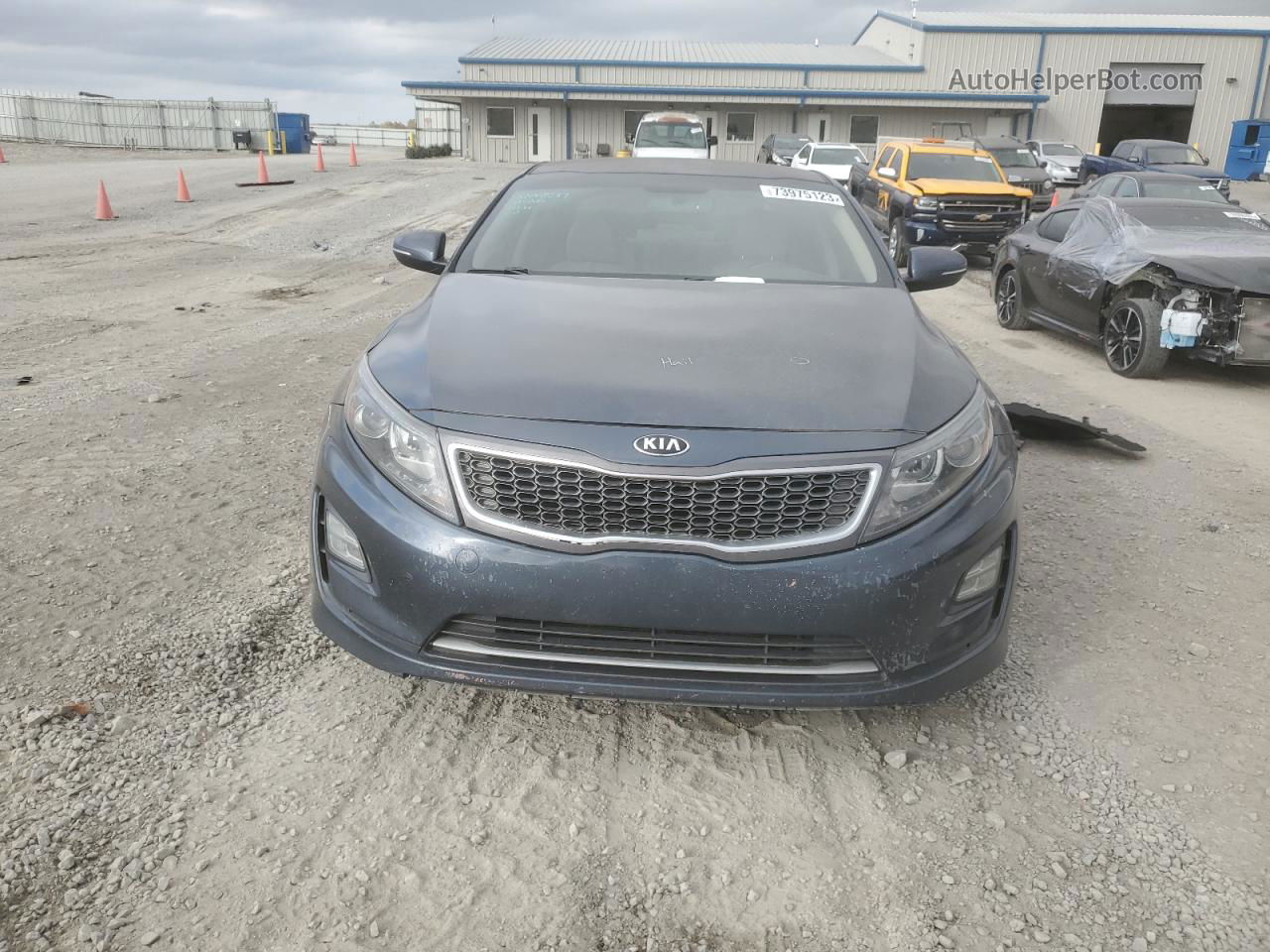 2014 Kia Optima Hybrid Угольный vin: KNAGN4AD0E5066760