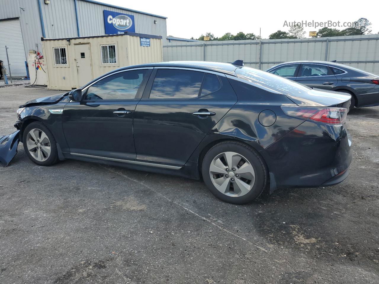 2015 Kia Optima Hybrid Black vin: KNAGN4AD0F5090333