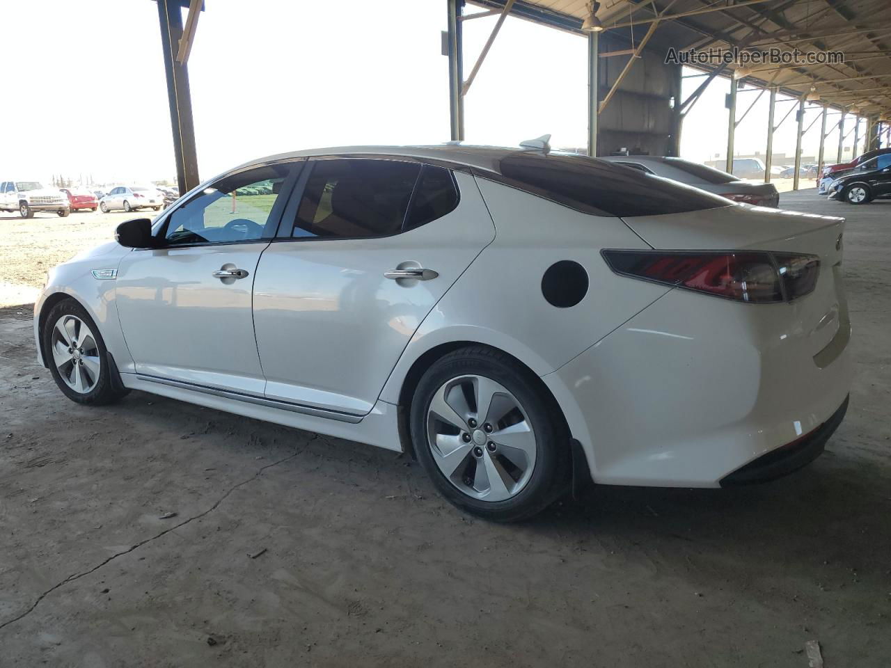 2016 Kia Optima Hybrid White vin: KNAGN4AD3G5093924