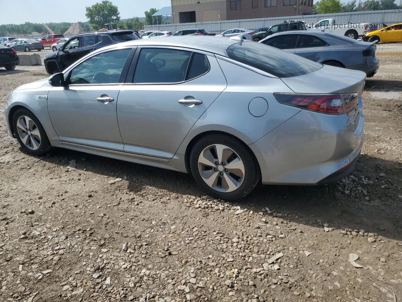 2014 Kia Optima Hybrid Серый vin: KNAGN4AD5E5069380