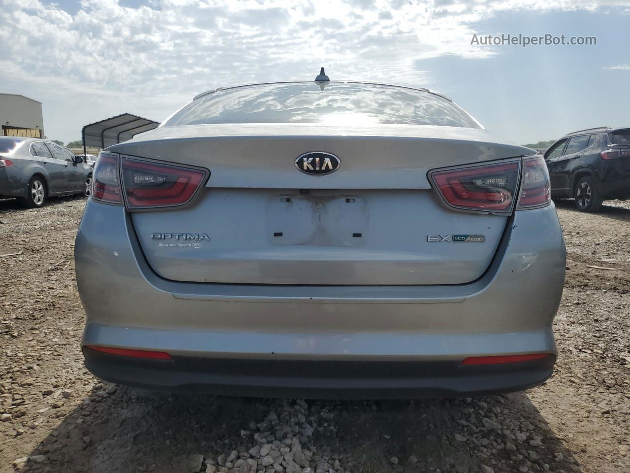 2014 Kia Optima Hybrid Gray vin: KNAGN4AD5E5069380