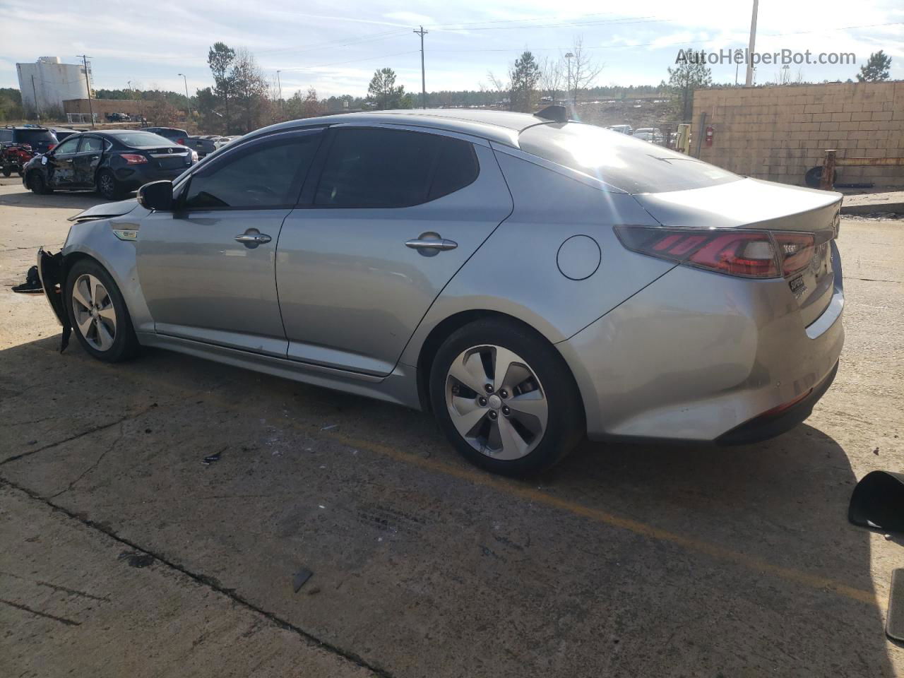 2016 Kia Optima Hybrid Blue vin: KNAGN4AD6G5092461