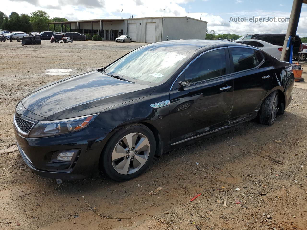 2014 Kia Optima Hybrid Black vin: KNAGN4AD7E5065556