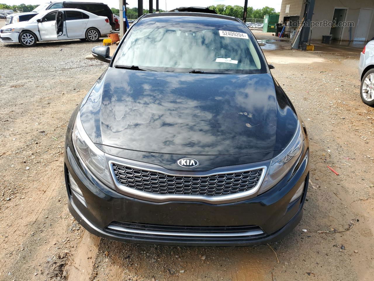 2014 Kia Optima Hybrid Черный vin: KNAGN4AD7E5065556