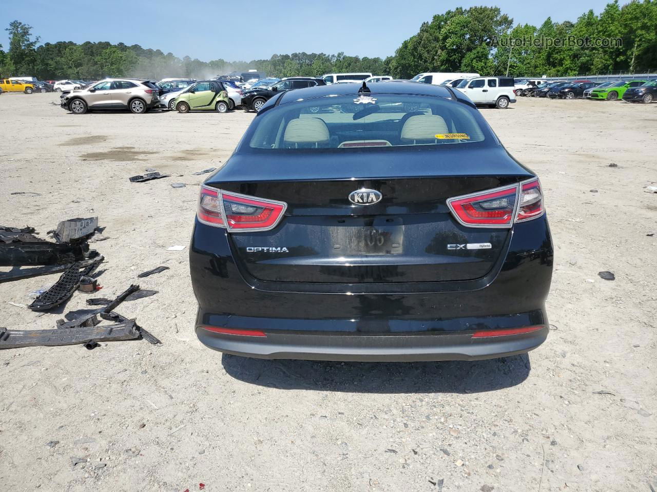 2014 Kia Optima Hybrid Black vin: KNAGN4AD9E5068409