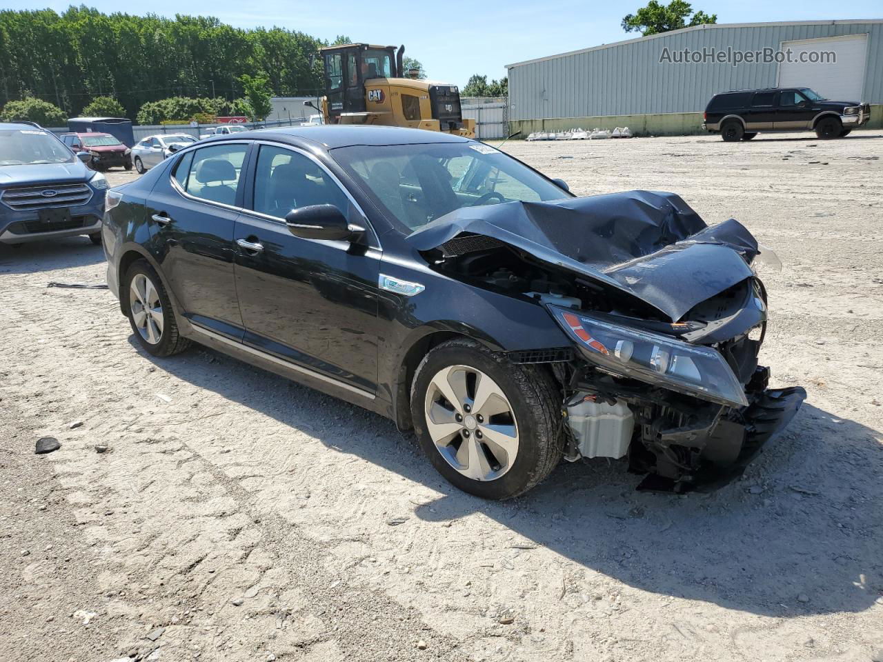 2014 Kia Optima Hybrid Black vin: KNAGN4AD9E5068409