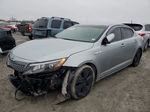 2014 Kia Optima Hybrid Silver vin: KNAGN4ADXE5074560