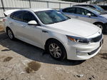 2017 Kia Optima Lx White vin: KNAGT4L30H5153279