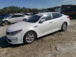 2018 Kia Optima Lx White vin: KNAGT4L30J5213888