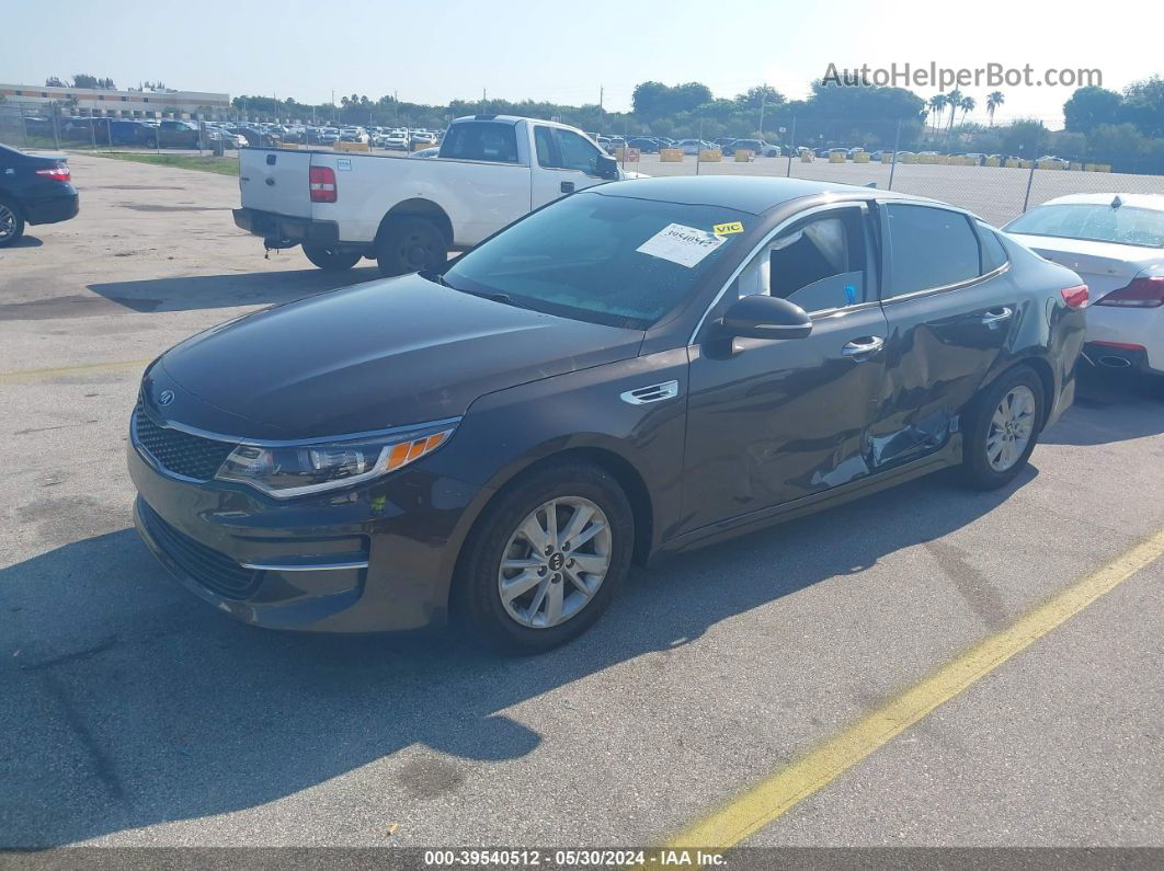 2018 Kia Optima Lx Brown vin: KNAGT4L30J5234577