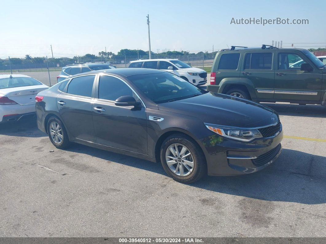 2018 Kia Optima Lx Brown vin: KNAGT4L30J5234577