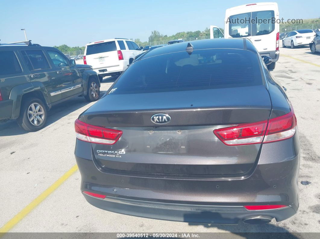 2018 Kia Optima Lx Brown vin: KNAGT4L30J5234577