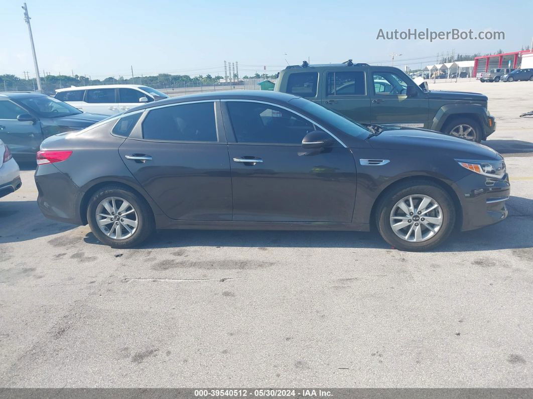 2018 Kia Optima Lx Brown vin: KNAGT4L30J5234577