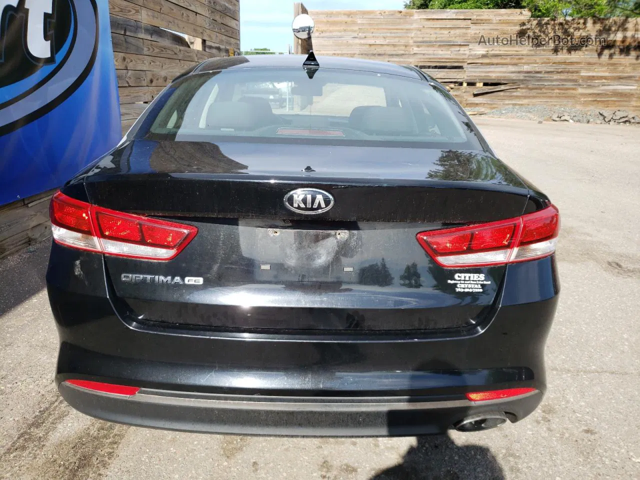 2017 Kia Optima Lx Black vin: KNAGT4L31H5170463