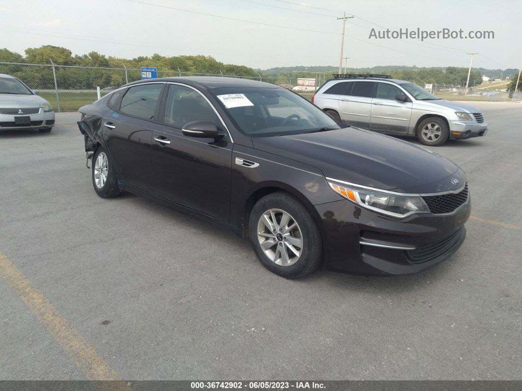 2018 Kia Optima Lx Black vin: KNAGT4L31J5233423