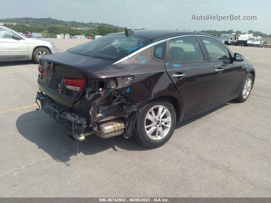 2018 Kia Optima Lx Black vin: KNAGT4L31J5233423