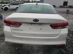 2018 Kia Optima Lx White vin: KNAGT4L31J5235754