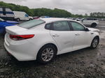 2018 Kia Optima Lx White vin: KNAGT4L31J5235754