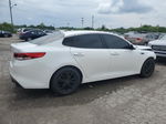 2018 Kia Optima Lx White vin: KNAGT4L32J5205954