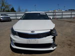 2016 Kia Optima Lx White vin: KNAGT4L33G5073571