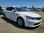 2016 Kia Optima Lx White vin: KNAGT4L33G5073571