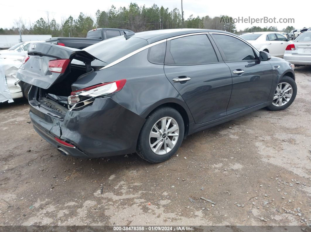 2017 Kia Optima Lx Gray vin: KNAGT4L33H5132250