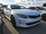 2018 Kia Optima Lx White vin: KNAGT4L33J5202562