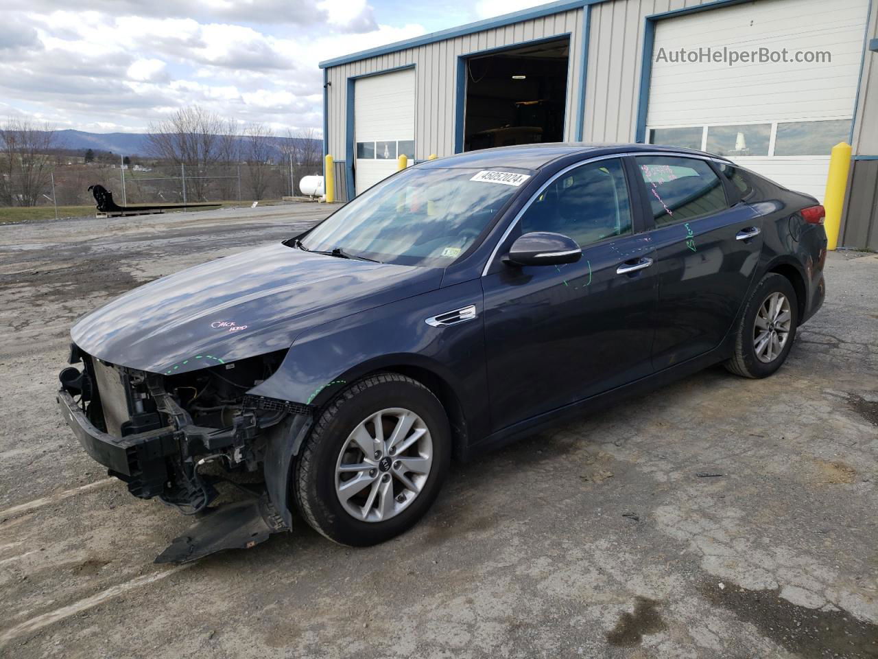 2018 Kia Optima Lx Gray vin: KNAGT4L33J5219622