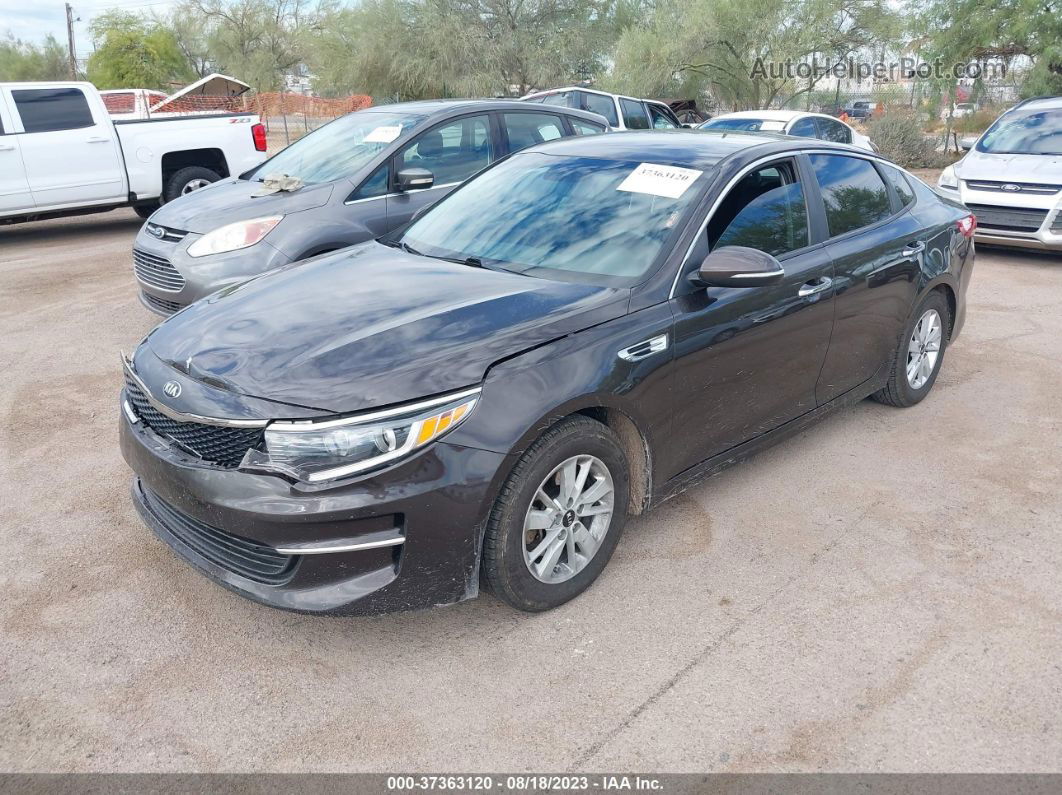 2018 Kia Optima Lx Коричневый vin: KNAGT4L33J5233875