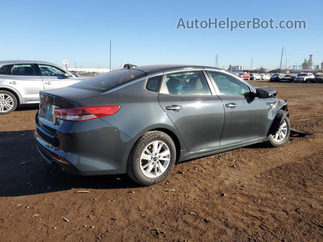 2016 Kia Optima Lx Gray vin: KNAGT4L34G5071599