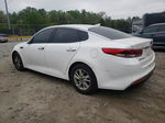 2016 Kia Optima Lx White vin: KNAGT4L34G5073403