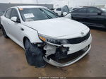 2016 Kia Optima Lx White vin: KNAGT4L34G5084644