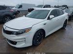 2016 Kia Optima Lx White vin: KNAGT4L34G5084644