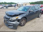 2016 Kia Optima Lx Gray vin: KNAGT4L34G5110675