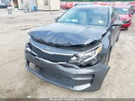 2016 Kia Optima Lx Gray vin: KNAGT4L34G5110675