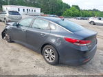 2016 Kia Optima Lx Gray vin: KNAGT4L34G5110675