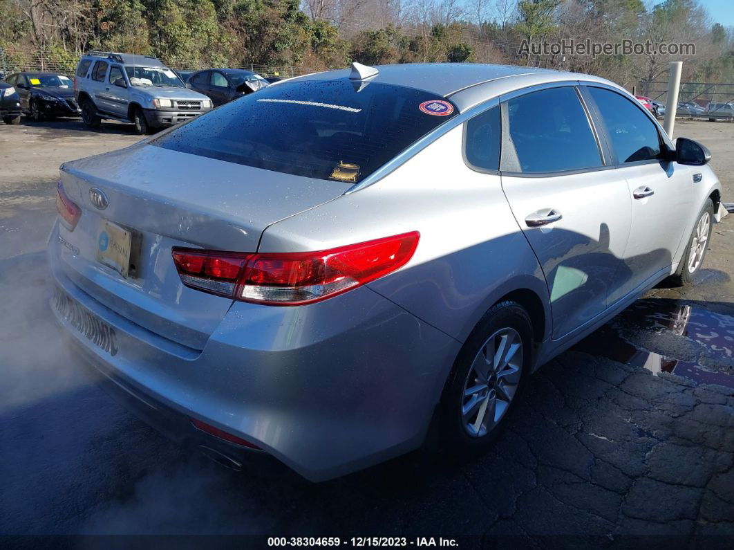 2017 Kia Optima Lx Silver vin: KNAGT4L34H5146111