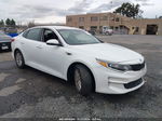 2017 Kia Optima Lx White vin: KNAGT4L35H5141595