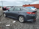 2017 Kia Optima Lx Gray vin: KNAGT4L35H5146098