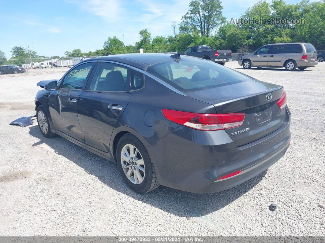 2018 Kia Optima Lx Gray vin: KNAGT4L35J5218052