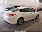 2016 Kia Optima Lx White vin: KNAGT4L36G5072964