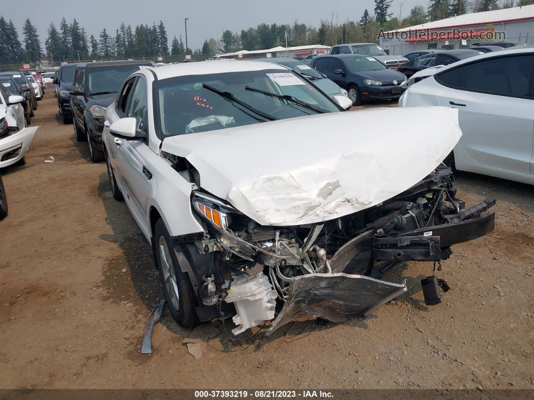 2018 Kia Optima Lx White vin: KNAGT4L36J5216049