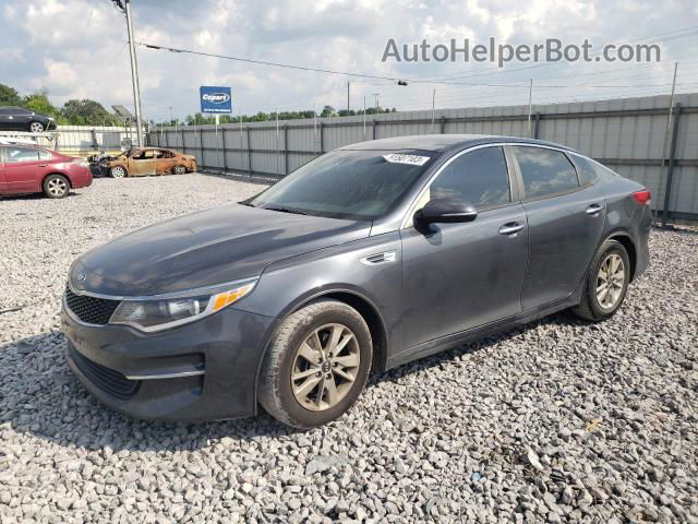 2016 Kia Optima Lx Charcoal vin: KNAGT4L37G5110024